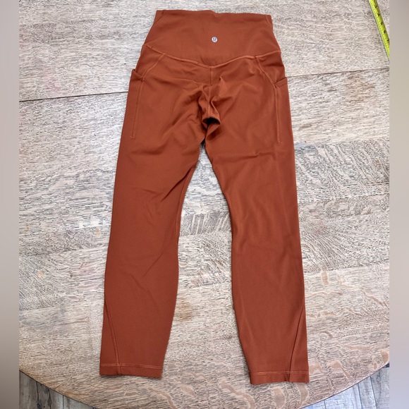 Lululemon Align High-rise with Pockets 23” Sable Copper size 6 - Picture 9 of 17